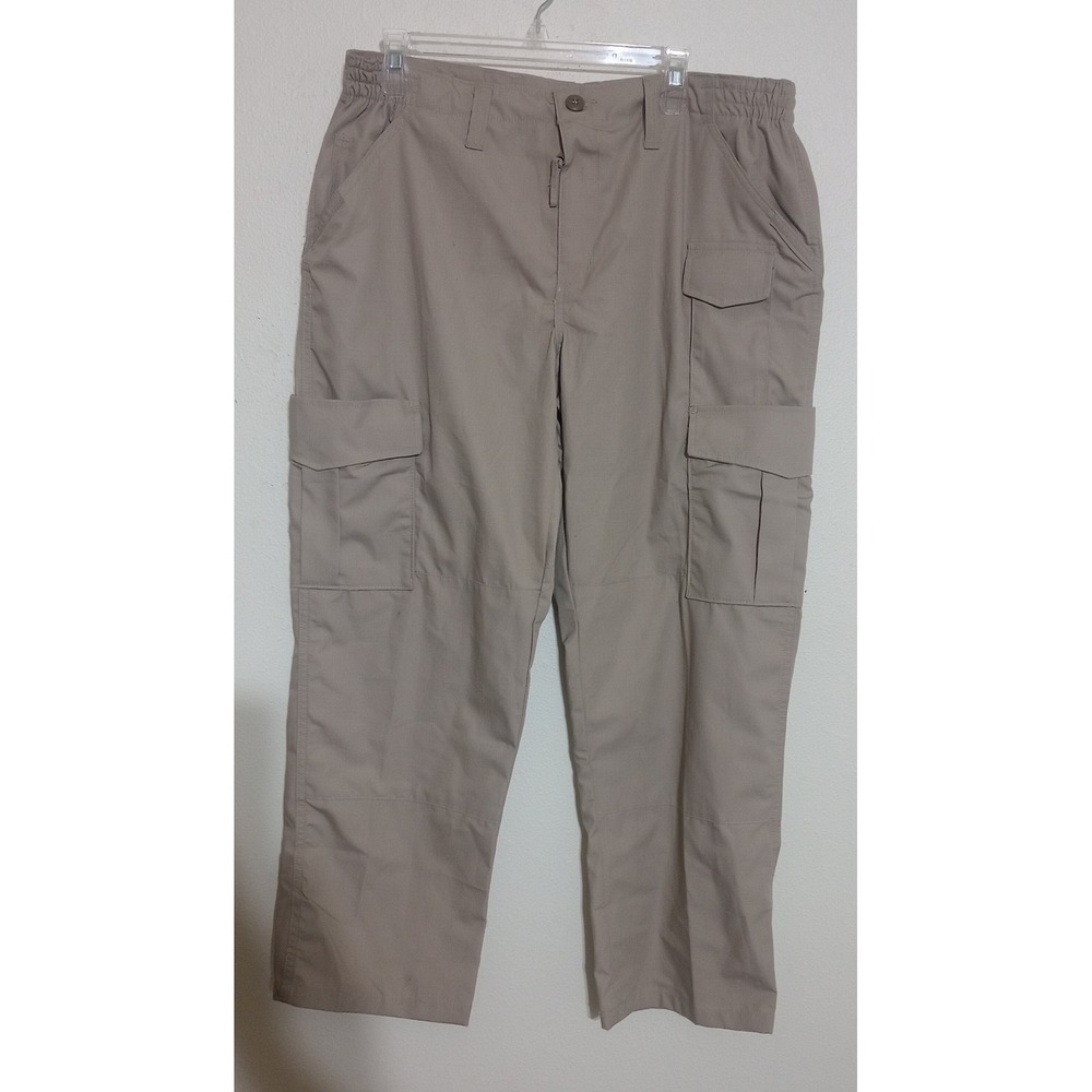 Propper Mens Uniform Tactical Pants Khaki Tan Ripstop Cargo 38x30